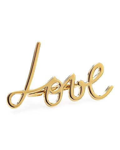 Кольцо "Love" позолоченное